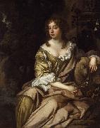 Sir Peter Lely Possibly portrait of Nell Gwyn Sweden oil painting artist